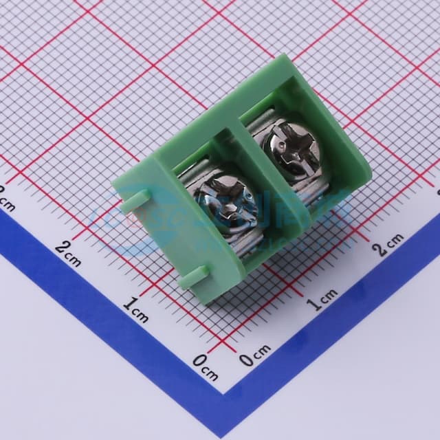 9.5mm 1x2P 直插 边脚 排数:1 每排P数:2 【栅栏】实物图