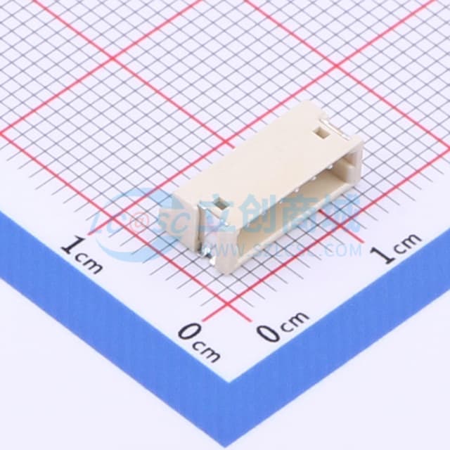 1x6P 间距:1.5mm 卧贴 系列:ZH实物图