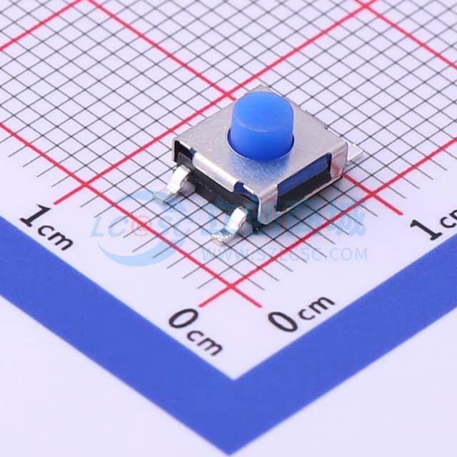 6.3*6.2*4.3mm 立贴 轻触开关实物图
