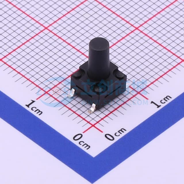 防水贴片轻触开关6.2*6.2*10四脚贴片6*6*10贴片IP67按键250gf实物图