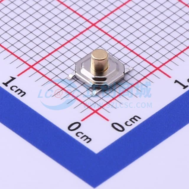 5.2*5.2*3mm 立贴 轻触开关实物图