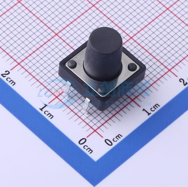 12*12*11mm 直插 轻触开关 【插件】实物图