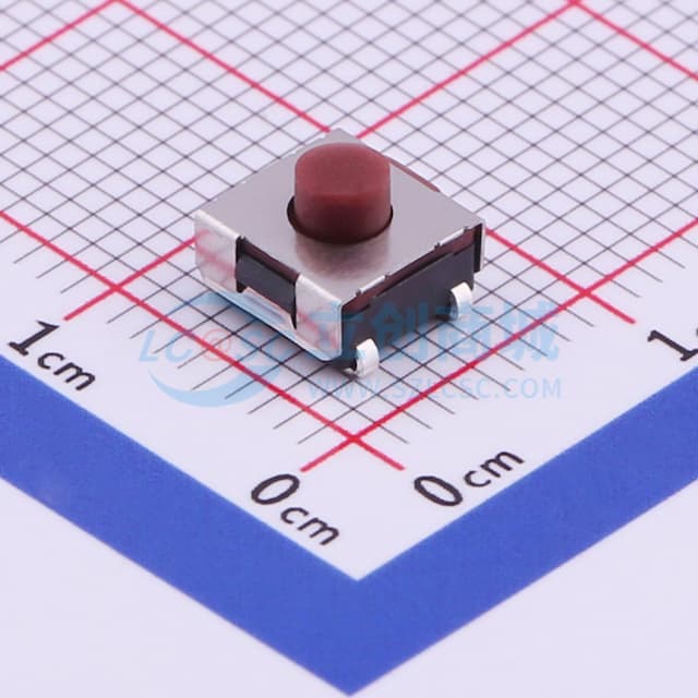 6.2*6.3*4.5mm 立贴 轻触开关实物图