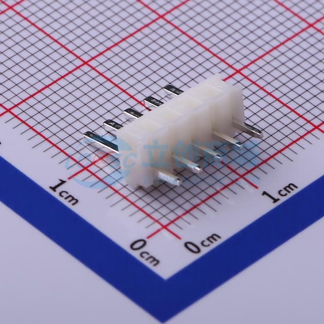 1x5P 间距:2.5mm 直插 系列:SHF(NH) 【插件】实物图