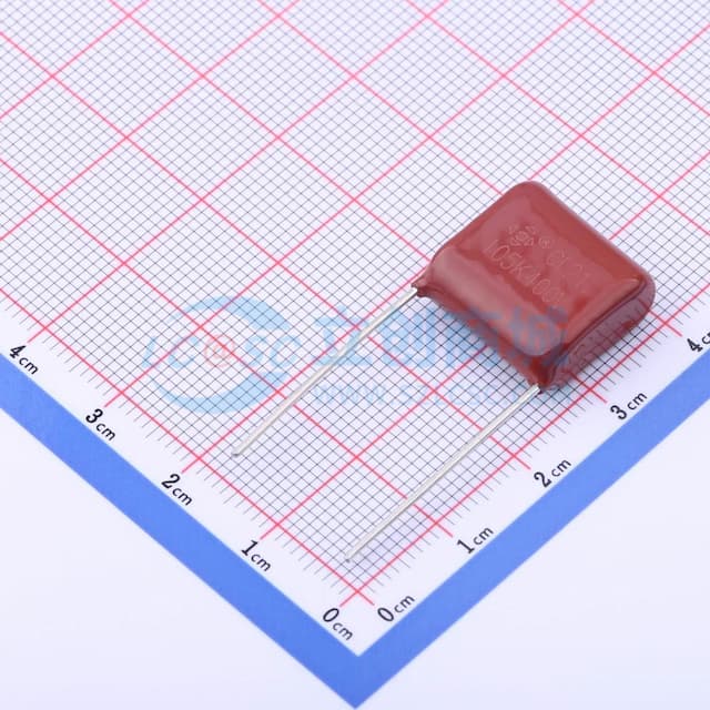 1uF ±10% 400V 聚脂CL21 105K400V【插件】实物图