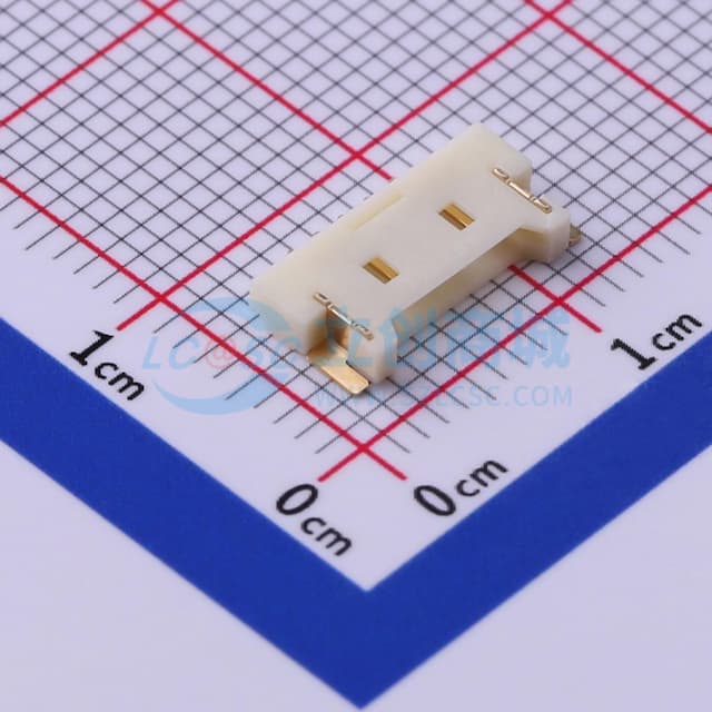 1x5P 间距:1.25mm 卧贴实物图