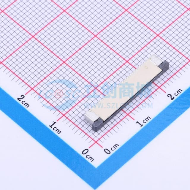 间距:0.5mm P数:36P 抽屉式 上接实物图