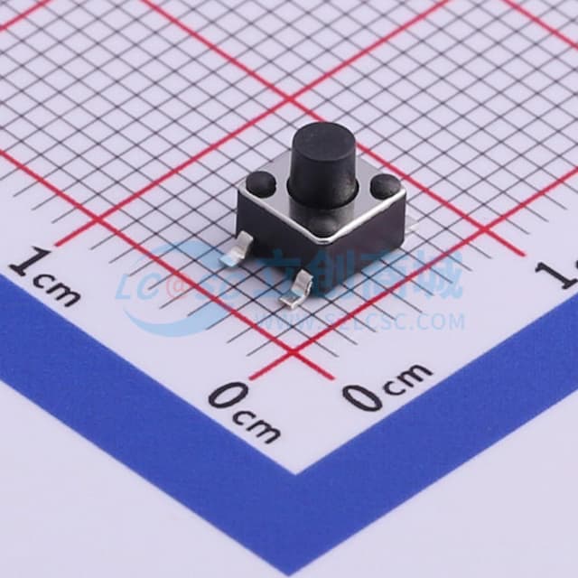 4.5*4.5*5mm 立贴 轻触开关实物图