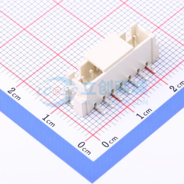 1x7P 间距:2.5mm 立贴 系列:XHB实物图