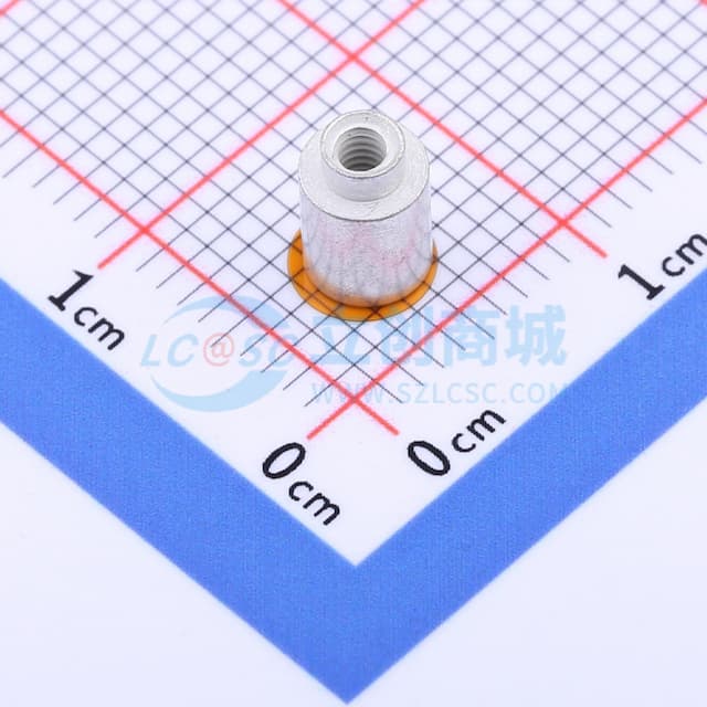 雄和远景，电路板表贴圆螺母柱，M2X5，铁镀锡,1个实物图