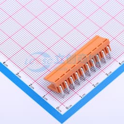 橙色 1x10P 3.96mm 排数:1 每排P数:10【插件】缩略图