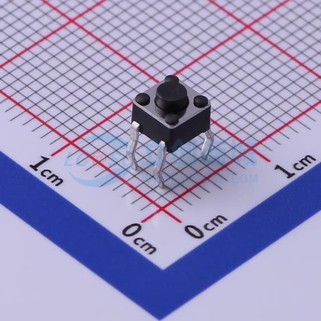 6.14*7*3.8mm 直插 轻触开关 【轻触】实物图