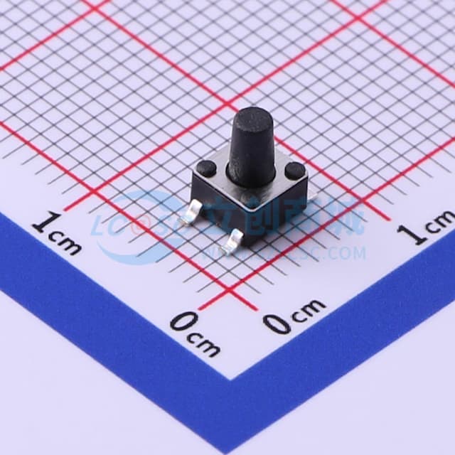 4.5*4.5*6.5mm 立贴 轻触开关实物图