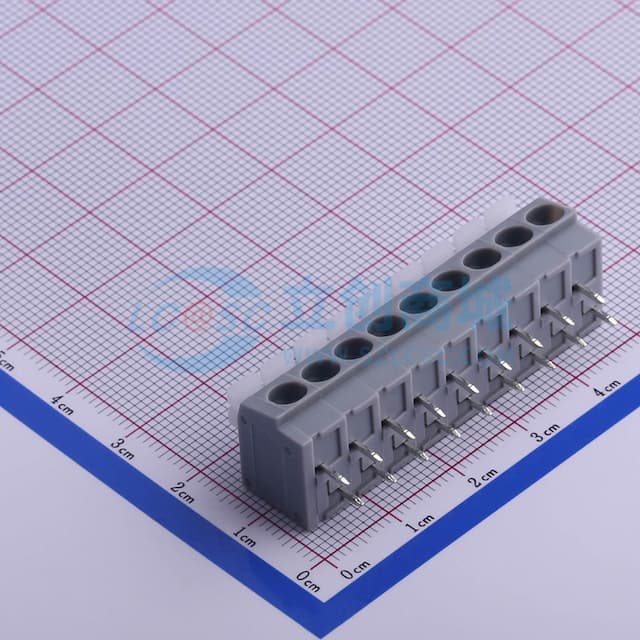5mm 每排P数:9 排数:1 【插件】实物图
