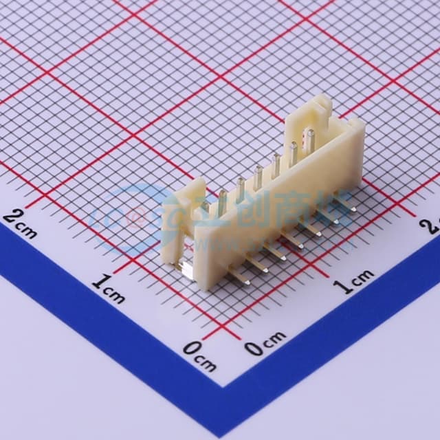 1x7P 间距:2mm 立贴 系列:PH实物图