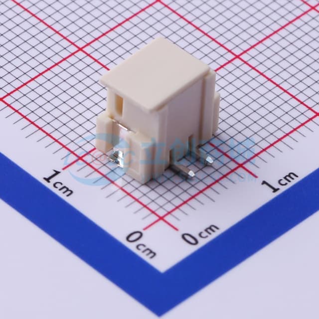 1x2P 间距:2.5mm 立贴实物图