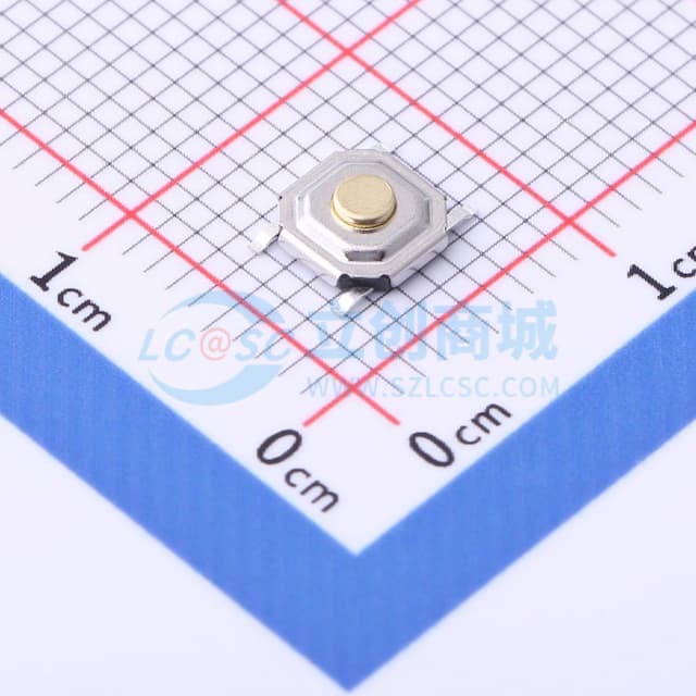 5.1*5.1*1.6mm 立贴 轻触开关实物图