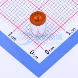 雄和远景，电路板表贴圆螺母柱，M2Xφ5.56X6.6+1.53，铜镀锡，编带装缩略图