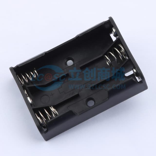 MYOUNG(美阳)电池盒BH-AAA-3J 新 单边两PIN直插 适配7号电池实物图