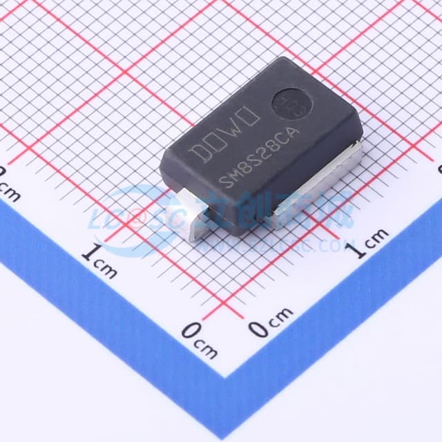 双向TVS 28V截止 峰值脉冲电流：145A实物图