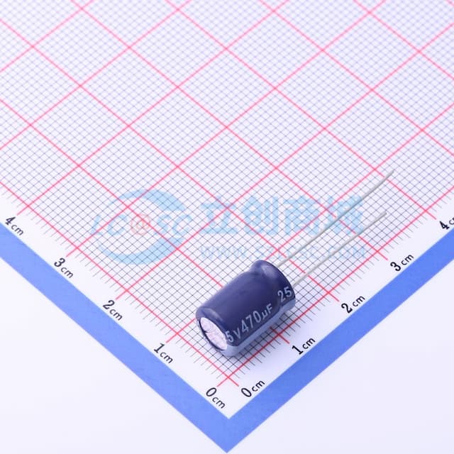 470uF ±20% 25V实物图