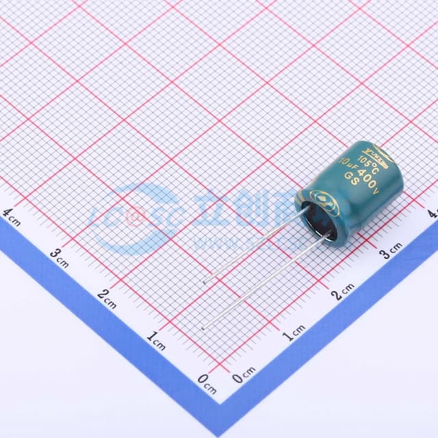 10uF ±20% 400V实物图