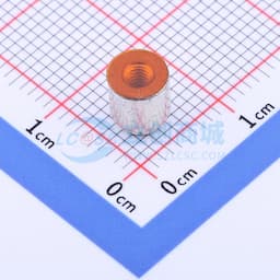 雄和远景，电路板表贴圆螺母柱，M2.5Xφ5.56X5+1.53，铜镀锡，编带装缩略图