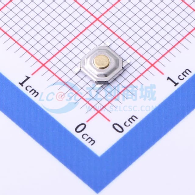 5.2*5.2*1.5mm 立贴 轻触开关实物图