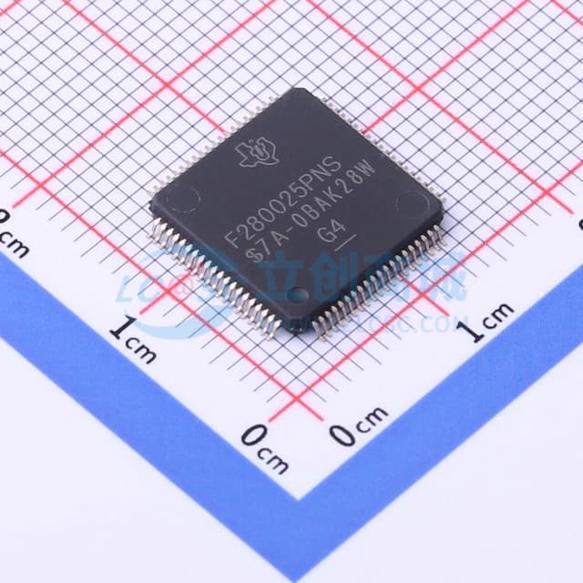 具有 100MHz 频率、FPU、TMU、128kB 闪存的 C2000™ 32 位 MCU实物图