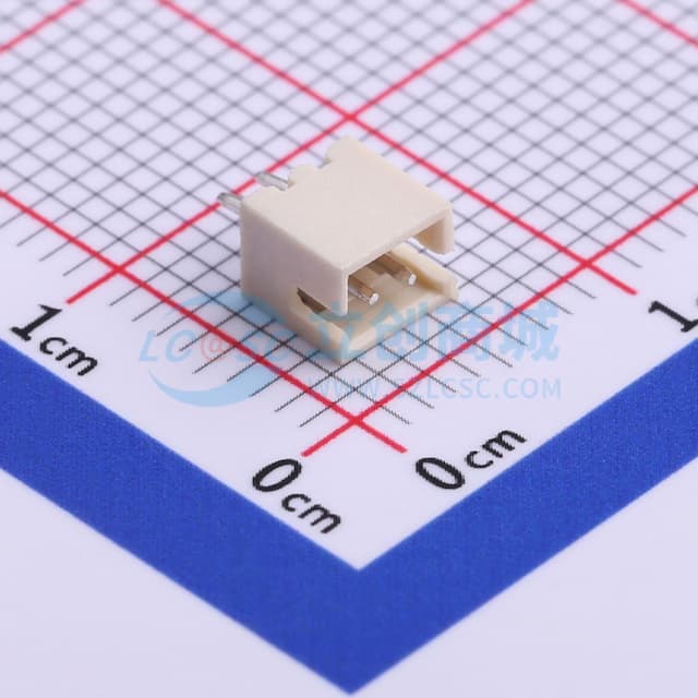 1x2P 间距:1.5mm 直插 系列:ZH 【插件】实物图