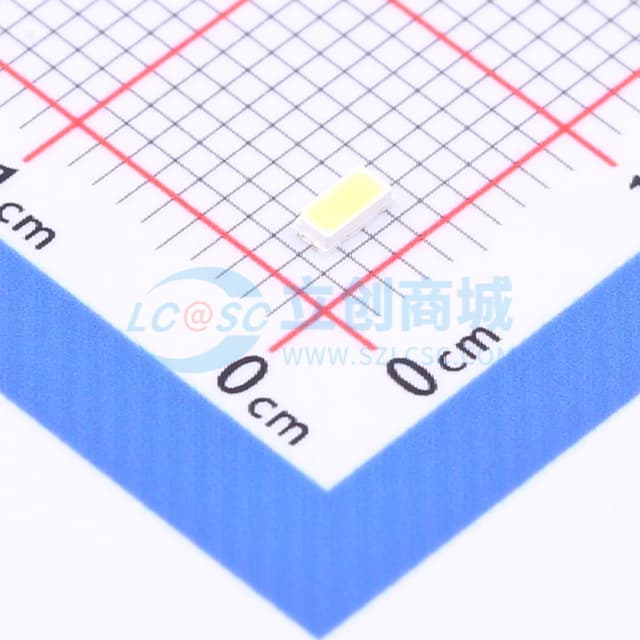 3014正白光0.2W贴片式发光二极管实物图
