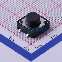 轻触开关12*12*6.5mm贴片四脚圆柄250gf缩略图