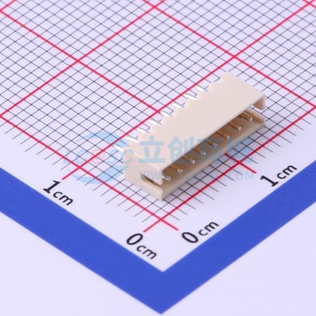 1x8P 间距:1.5mm 直插 系列:ZH 【插件】实物图