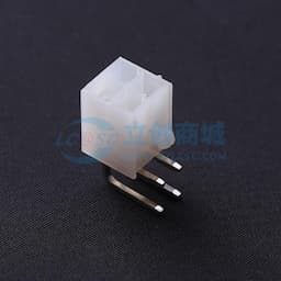 白色半透明 2x2P 间距:4.2mm 弯插【插件】缩略图