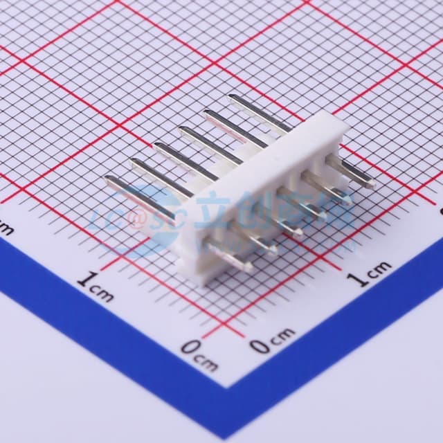 1x6P 间距:2.54mm 直插 【插件】实物图