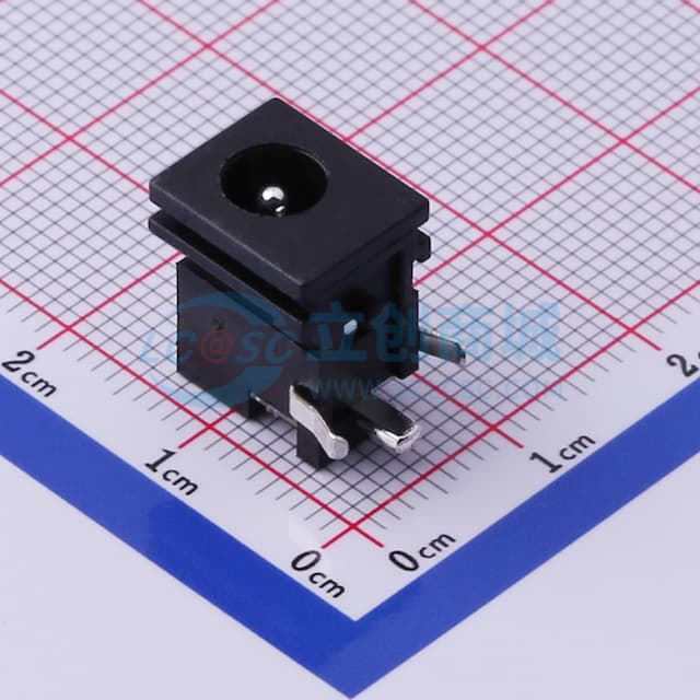 DC电源插座 内径:1.65mm 外径:5.15mm 【插件】实物图