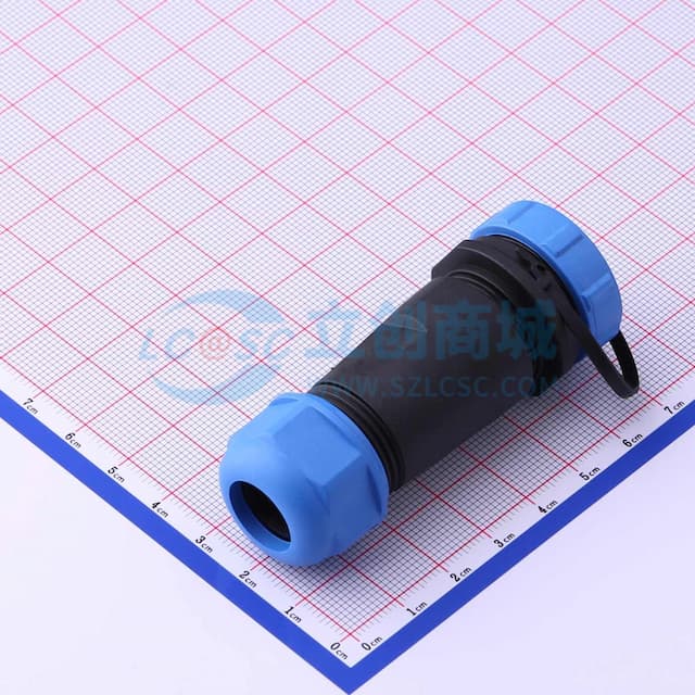 电缆对接插座JH2111S-3实物图