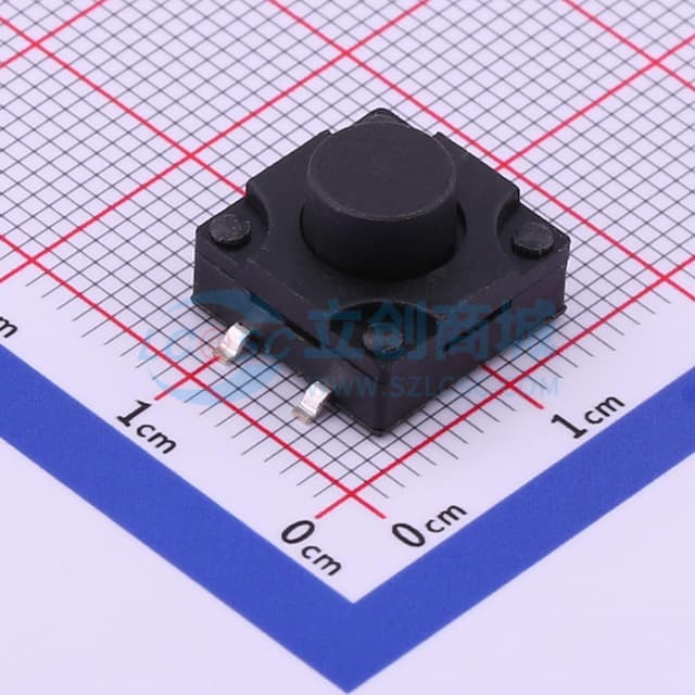12*12*8.5mm 立贴 轻触开关实物图
