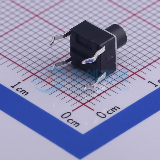 6*6*7mm 直插 轻触开关 【轻触】实物图