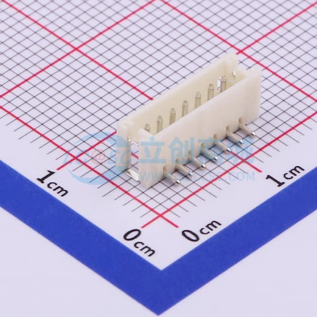 1x7P 间距:1.5mm 立贴 系列:ZH实物图
