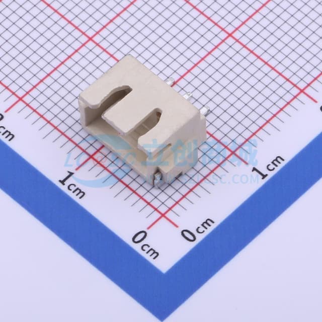 1x3P 间距:2.5mm 卧贴 系列:XH实物图