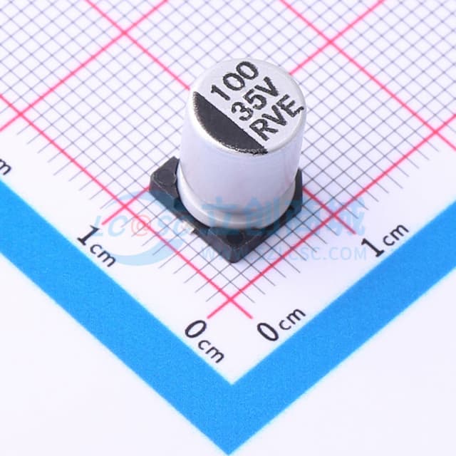 100uF ±20% 35V实物图