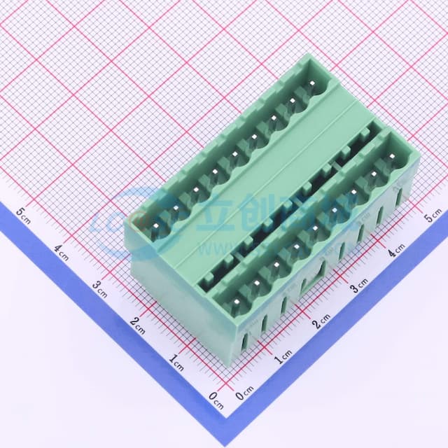 5mm 2x9P 排数:2 每排P数:9 【插拔】实物图