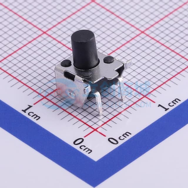 6*6*8mm 卧贴 轻触开关实物图