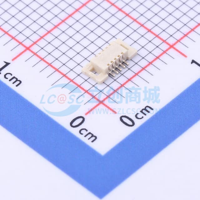间距:0.5mm PIN:10P 公 立贴实物图