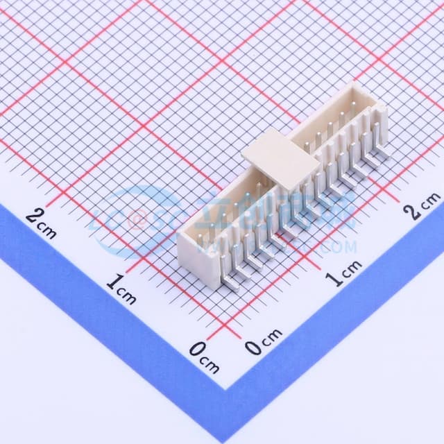 1x14P 间距:1.5mm 立贴实物图