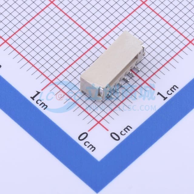 GH1.25-6P卧贴编带实物图