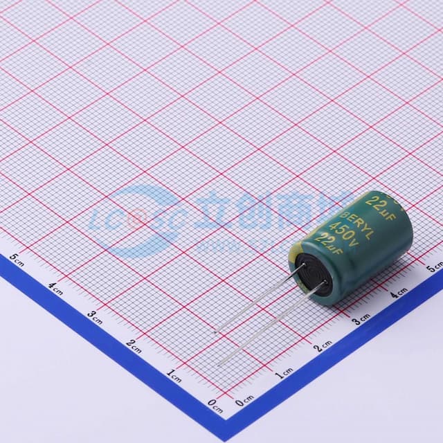 22uF ±20% 450V 【引线】实物图