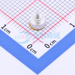 雄和远景，电路板表贴圆螺母柱，M2Xφ4.35X2+1.4，铁镀锡，编带装缩略图