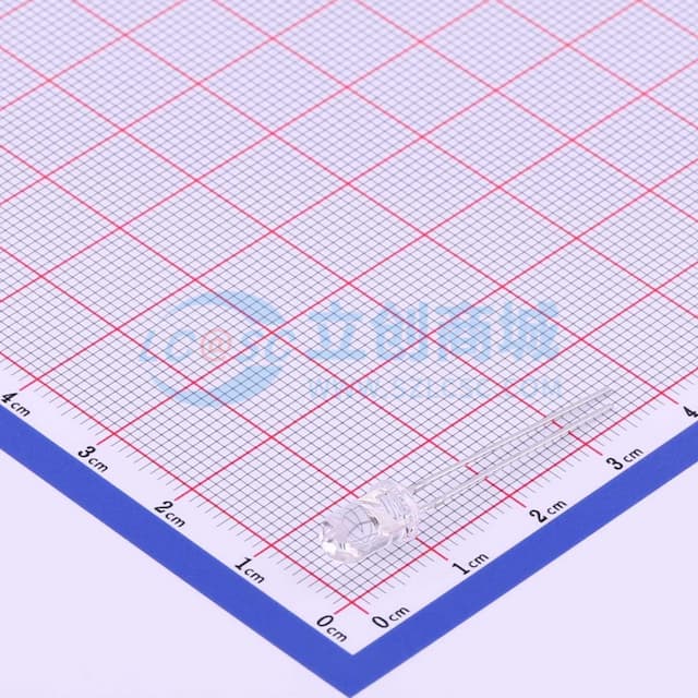 5mm 白透明 发射管、波长:940nm 【红外】实物图